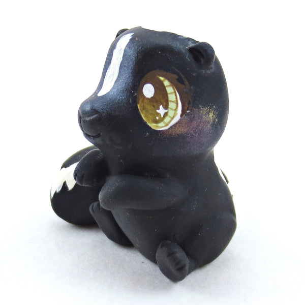 Skunk Figurine - Polymer Clay Fall Collection