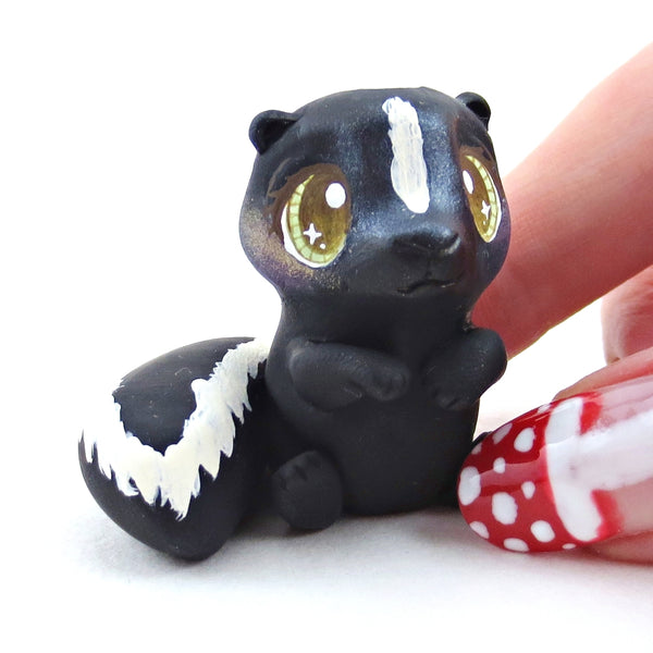 Skunk Figurine - Polymer Clay Fall Collection