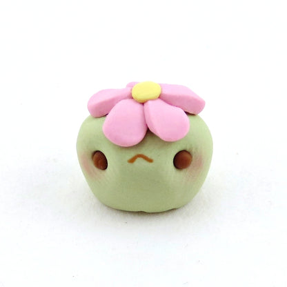 Mini Pink Flower Hat Frog