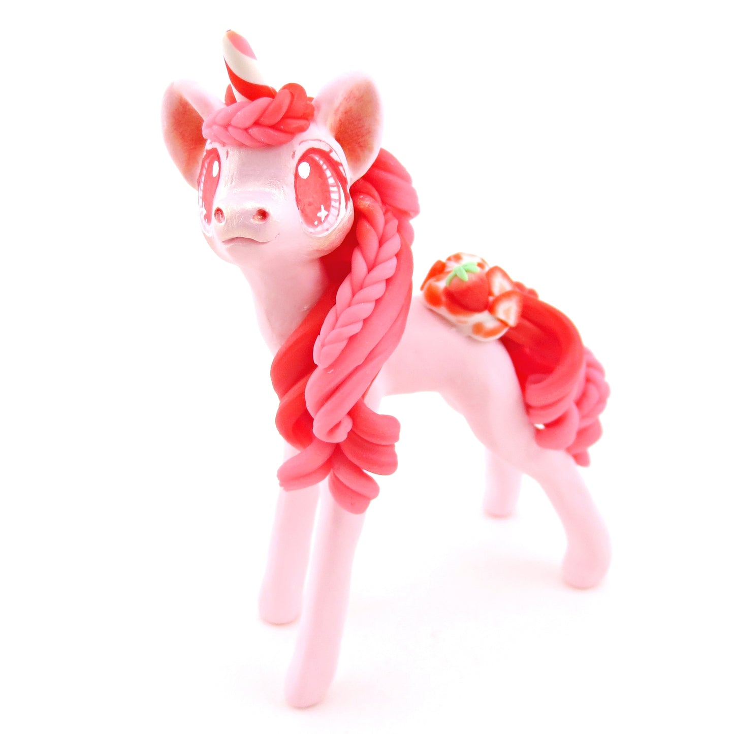 Strawberry Unicorn - Polymer Clay Fruity Cuties Animals