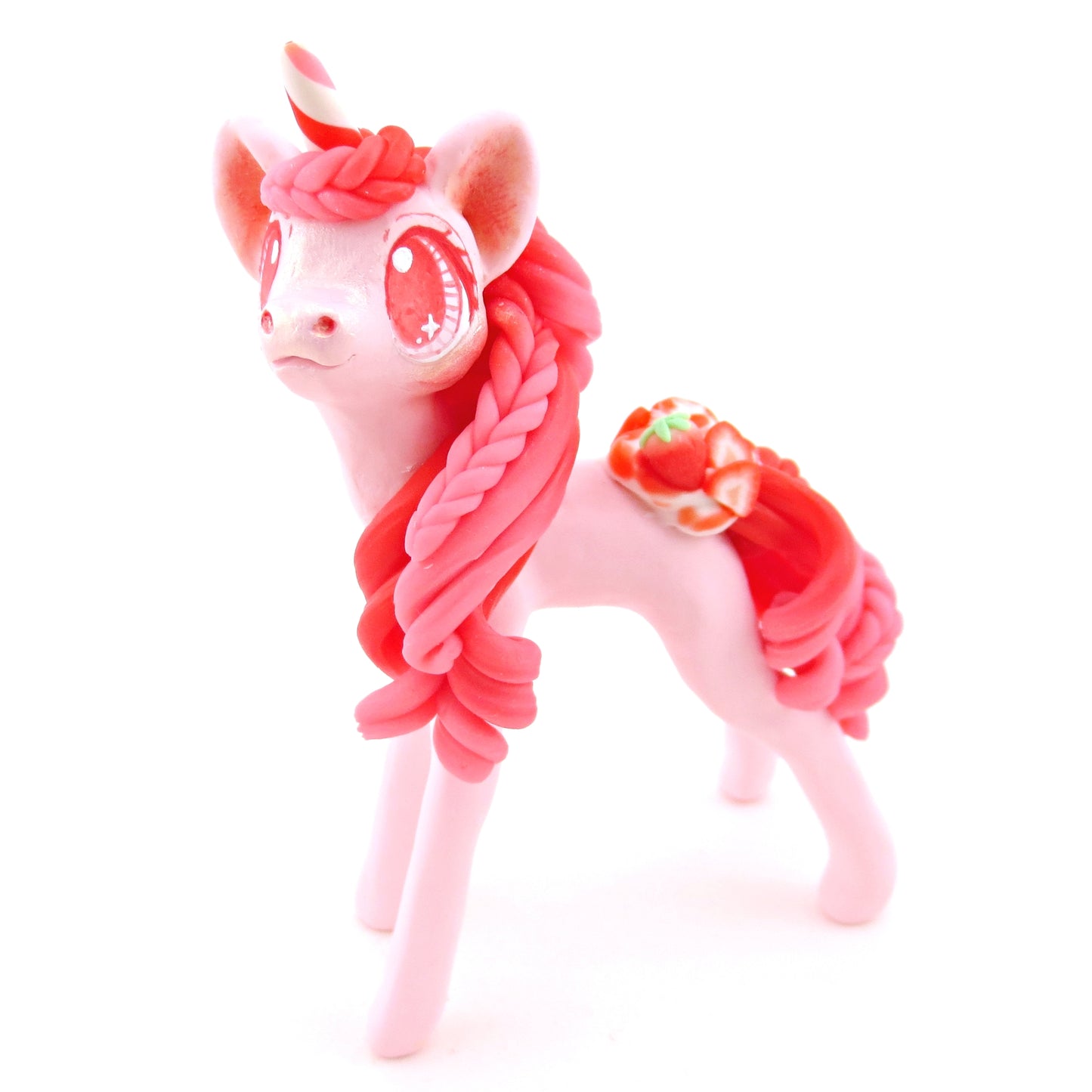 Strawberry Unicorn - Polymer Clay Fruity Cuties Animals