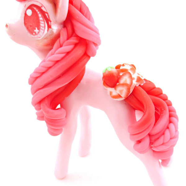 Strawberry Unicorn - Polymer Clay Fruity Cuties Animals