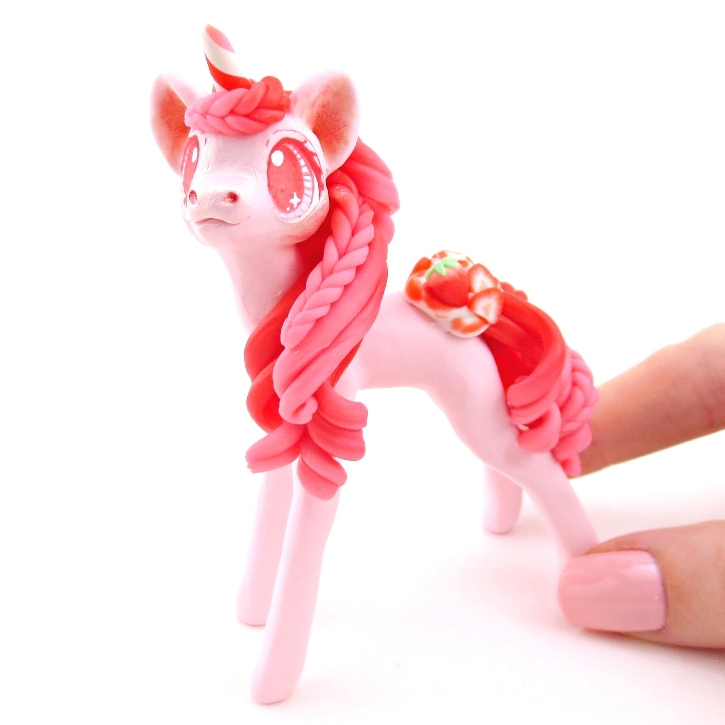 Strawberry Unicorn - Polymer Clay Fruity Cuties Animals