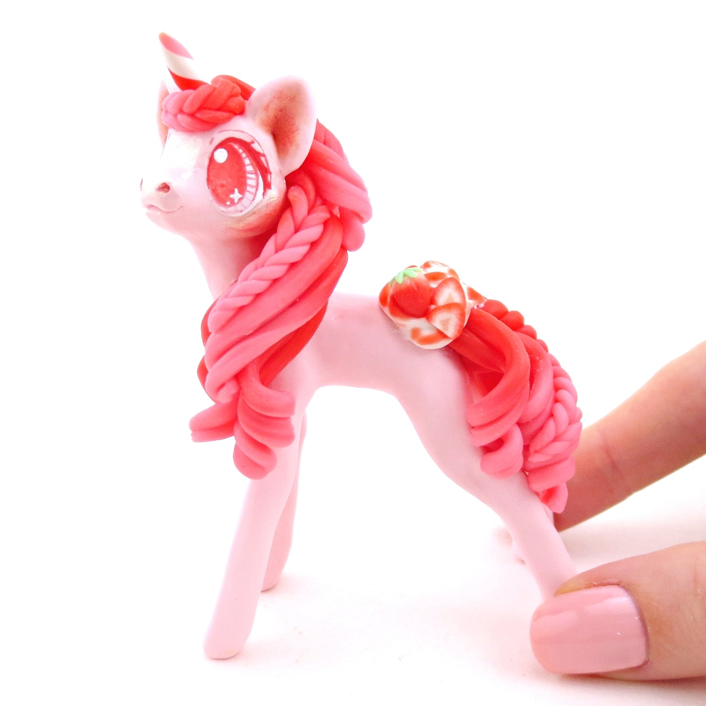 Strawberry Unicorn - Polymer Clay Fruity Cuties Animals