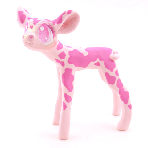 Strawberry Cow - Version 1 - Polymer Clay Fruity Cuties Animals