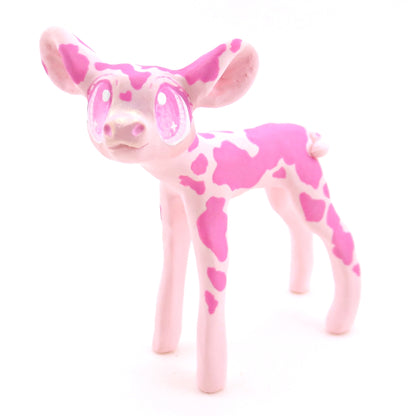 Strawberry Cow - Version 1 - Polymer Clay Fruity Cuties Animals