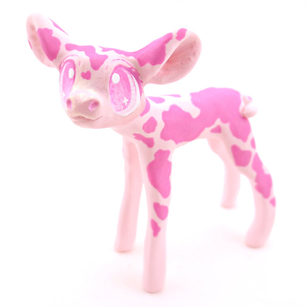 Strawberry Cow - Version 1 - Polymer Clay Fruity Cuties Animals