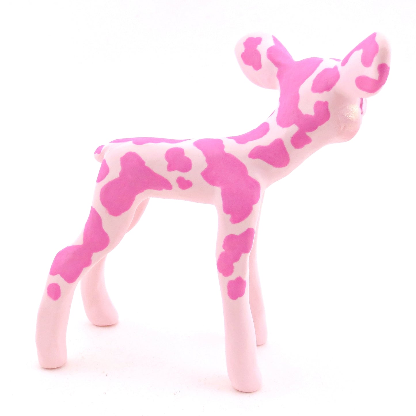 Strawberry Cow - Version 1 - Polymer Clay Fruity Cuties Animals