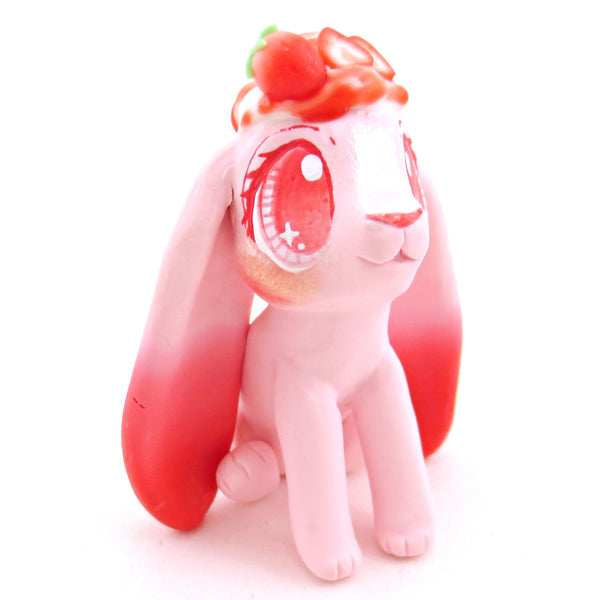 Strawberry Bunny - Polymer Clay Fruity Cuties Animals