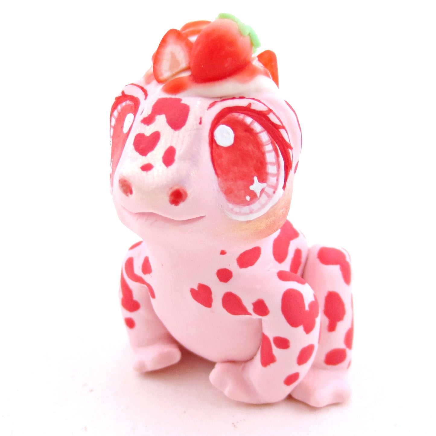 Strawberry Frog - Polymer Clay Fruity Cuties Animals