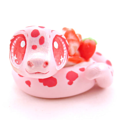 Strawberry Snake - Polymer Clay Fruity Cuties Animals