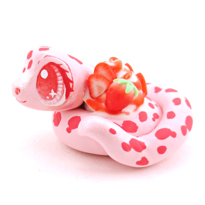 Strawberry Snake - Polymer Clay Fruity Cuties Animals