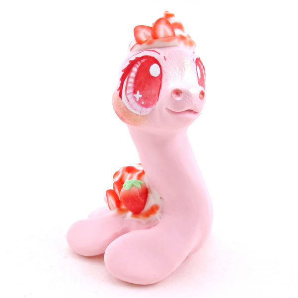 Strawberry Nessie - Polymer Clay Fruity Cuties Animals