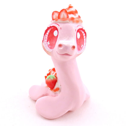 Strawberry Nessie - Polymer Clay Fruity Cuties Animals