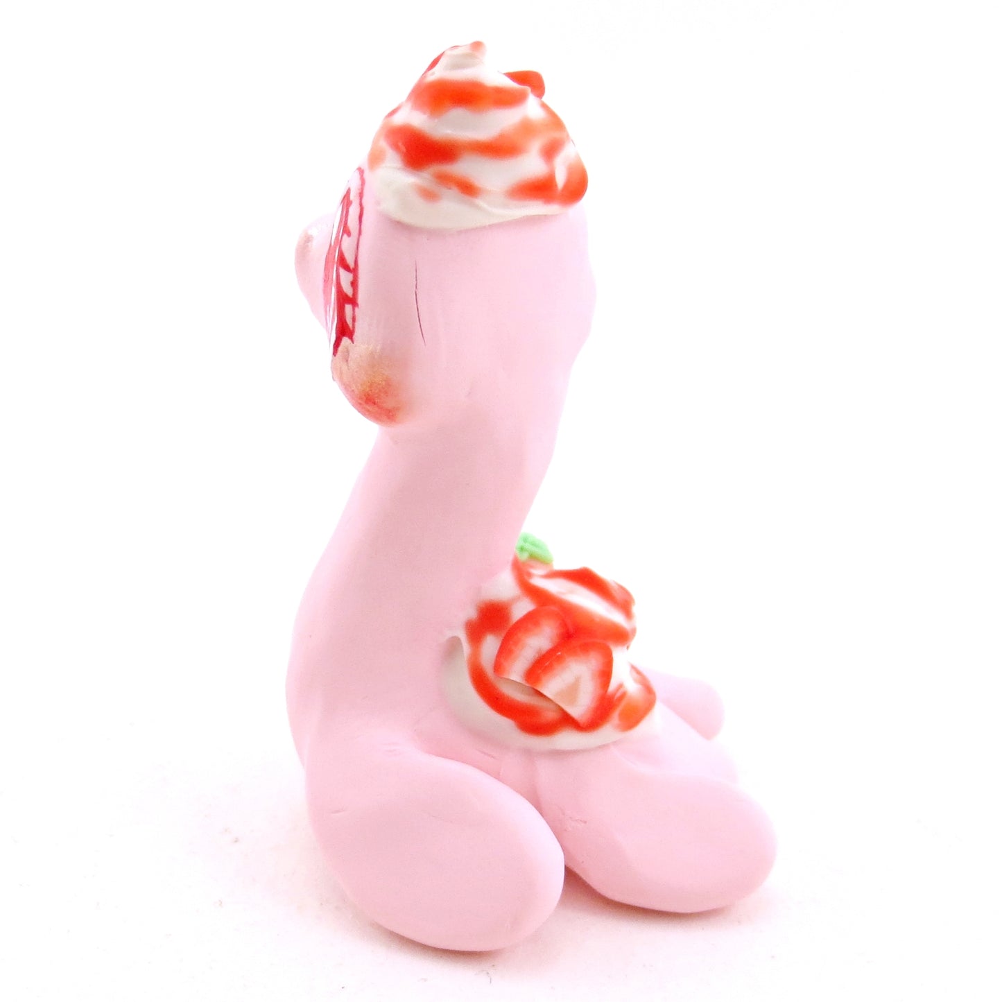 Strawberry Nessie - Polymer Clay Fruity Cuties Animals