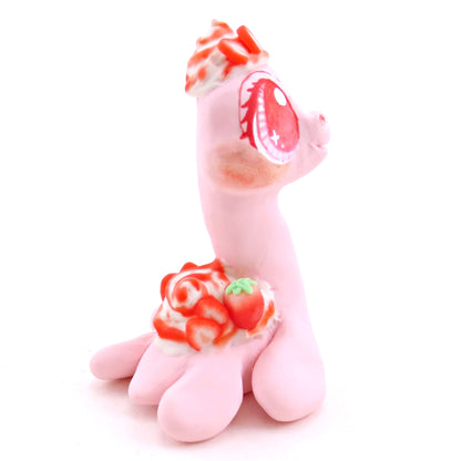 Strawberry Nessie - Polymer Clay Fruity Cuties Animals