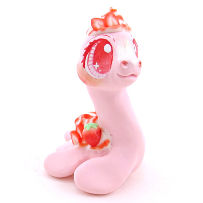 Strawberry Nessie - Polymer Clay Fruity Cuties Animals