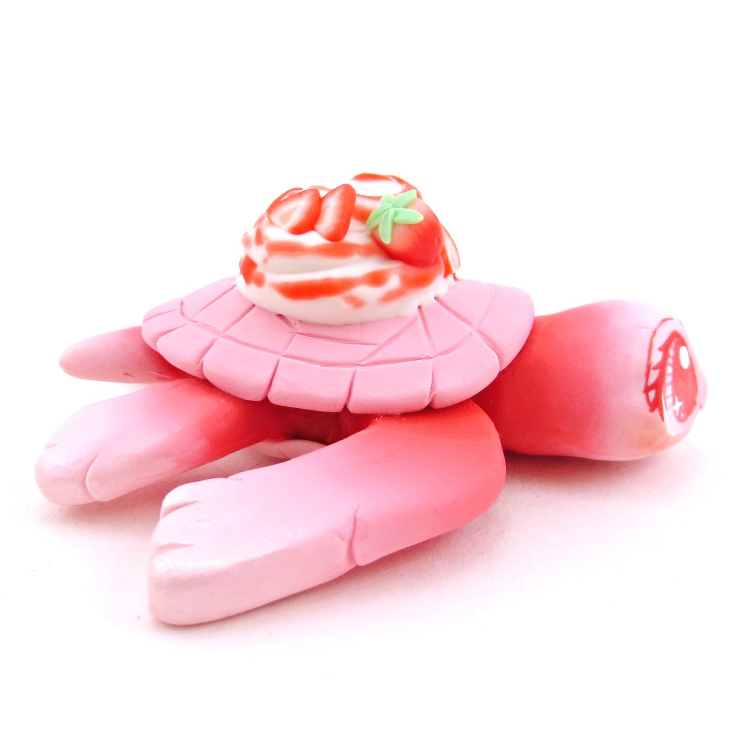 Strawberry Turtle - Polymer Clay Fruity Cuties Animals