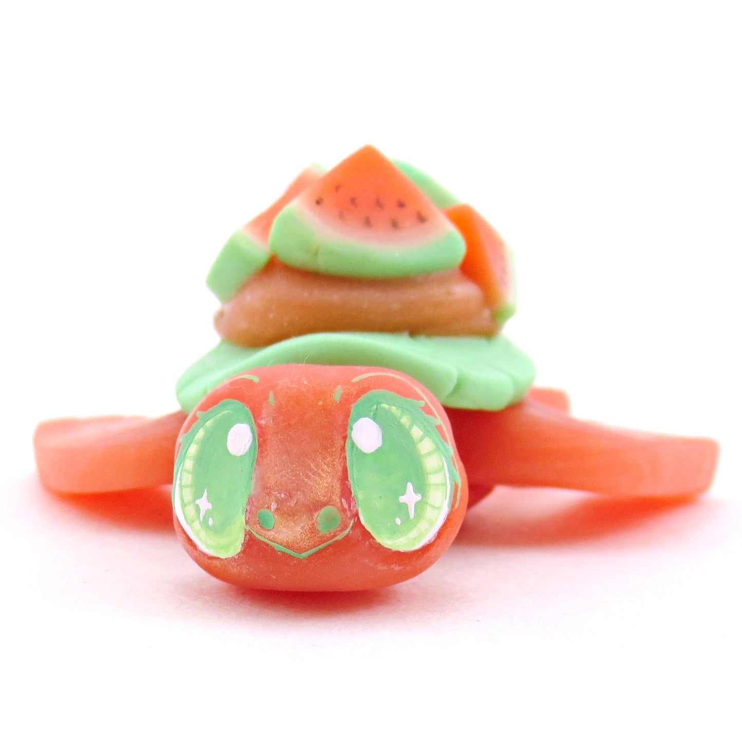 Watermelon Turtle - Polymer Clay Fruity Cuties Animals