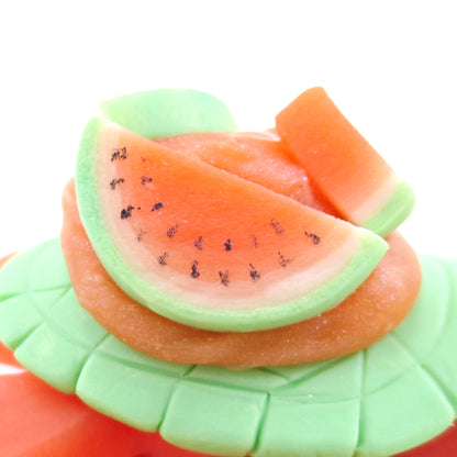 Watermelon Turtle - Polymer Clay Fruity Cuties Animals