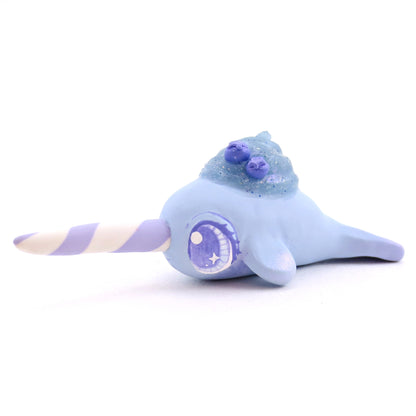 Blueberry Narwhal - Polymer Clay Fruity Cuties Animals