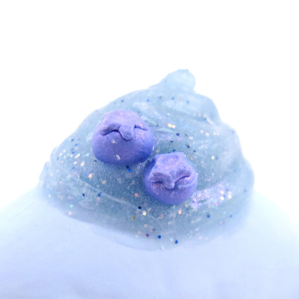 Blueberry Narwhal - Polymer Clay Fruity Cuties Animals