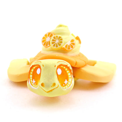 Citrus Lemon and Orange Turtle - Polymer Clay Fruity Cuties Animals