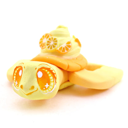 Citrus Lemon and Orange Turtle - Polymer Clay Fruity Cuties Animals