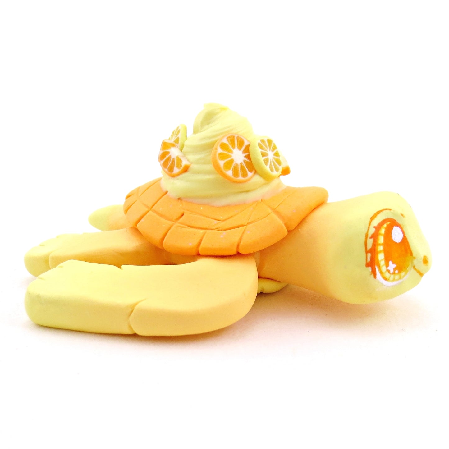 Citrus Lemon and Orange Turtle - Polymer Clay Fruity Cuties Animals