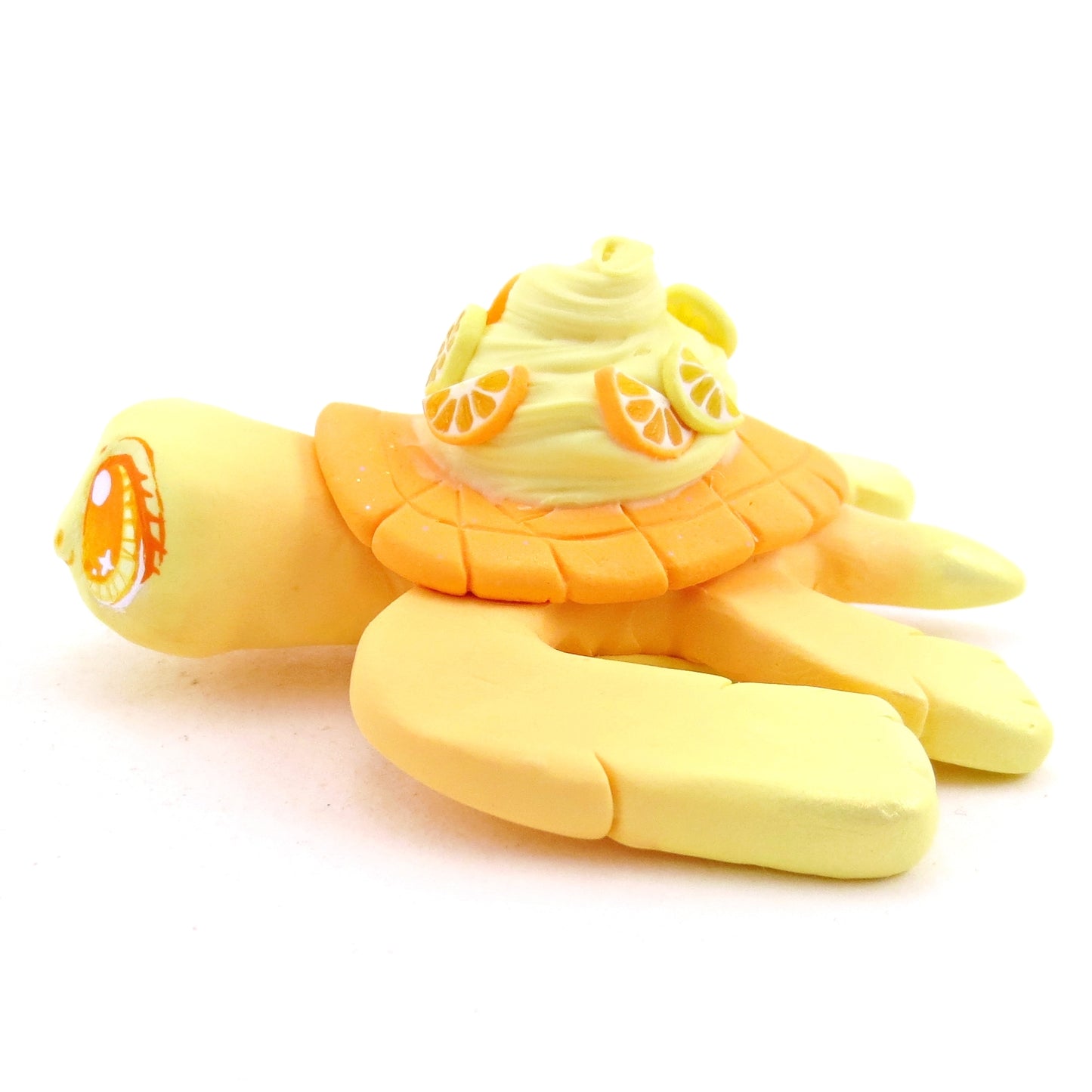 Citrus Lemon and Orange Turtle - Polymer Clay Fruity Cuties Animals