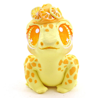 Citrus Lemon and Orange Frog - Polymer Clay Fruity Cuties Animals