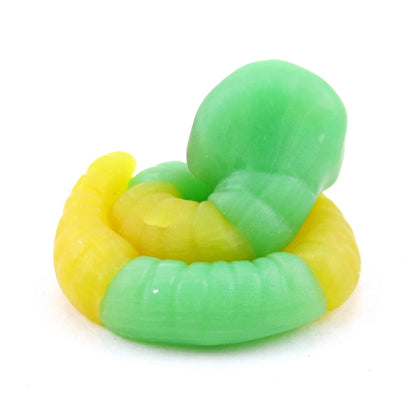 Green and Yellow "Gummy" Snake Figurine - Polymer Clay Gummy Candy Collection