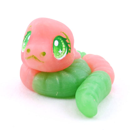 Watermelon "Gummy" Snake Figurine - Polymer Clay Gummy Candy Collection