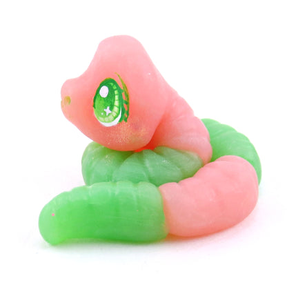 Watermelon "Gummy" Snake Figurine - Polymer Clay Gummy Candy Collection