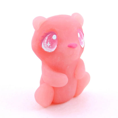 Lemon and Strawberry "Gummy" Bear Figurine Set - Polymer Clay Gummy Candy Collection