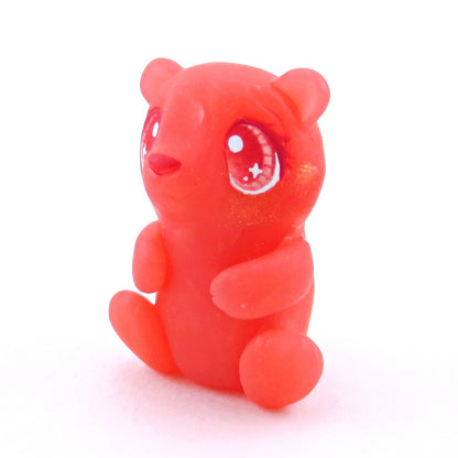 Cherry and Pineapple "Gummy" Bear Figurine Set - Polymer Clay Gummy Candy Collection