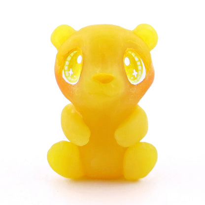 Lemon and Strawberry "Gummy" Bear Figurine Set - Polymer Clay Gummy Candy Collection