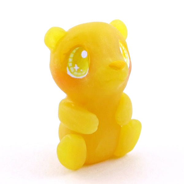 Lemon and Strawberry "Gummy" Bear Figurine Set - Polymer Clay Gummy Candy Collection