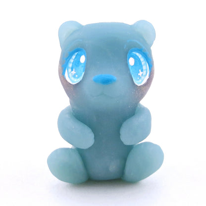 Orange and Blue Raspberry "Gummy" Bear Figurine Set - Polymer Clay Gummy Candy Collection