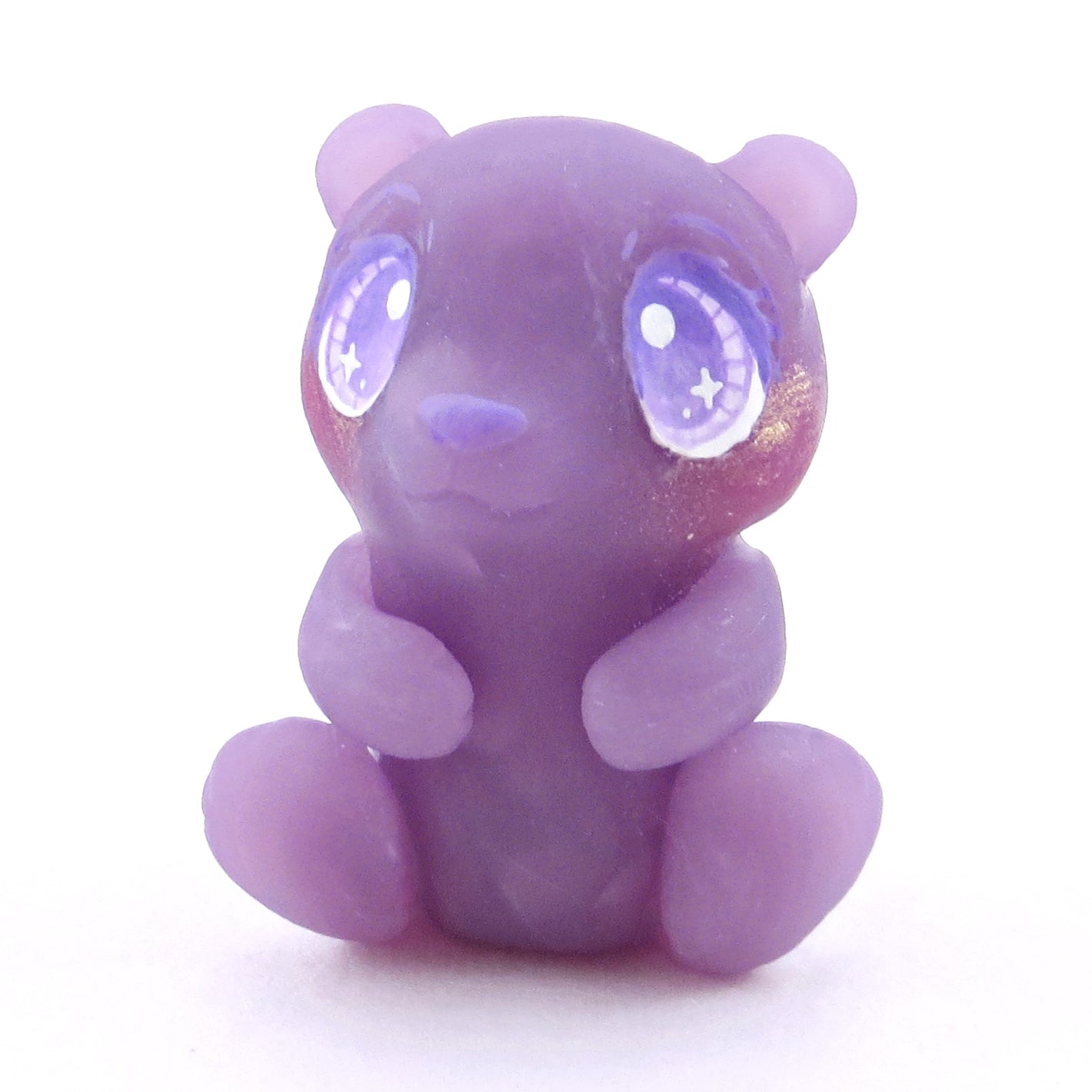 Grape "Gummy" Bear Figurine - Polymer Clay Gummy Candy Collection