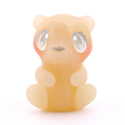 Cherry and Pineapple "Gummy" Bear Figurine Set - Polymer Clay Gummy Candy Collection