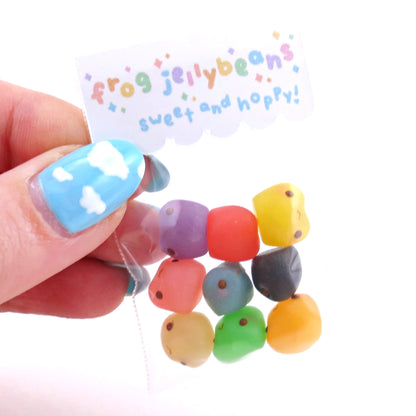 Jelly Bean Frog Set - 9 Tiny Fruity Froglets!