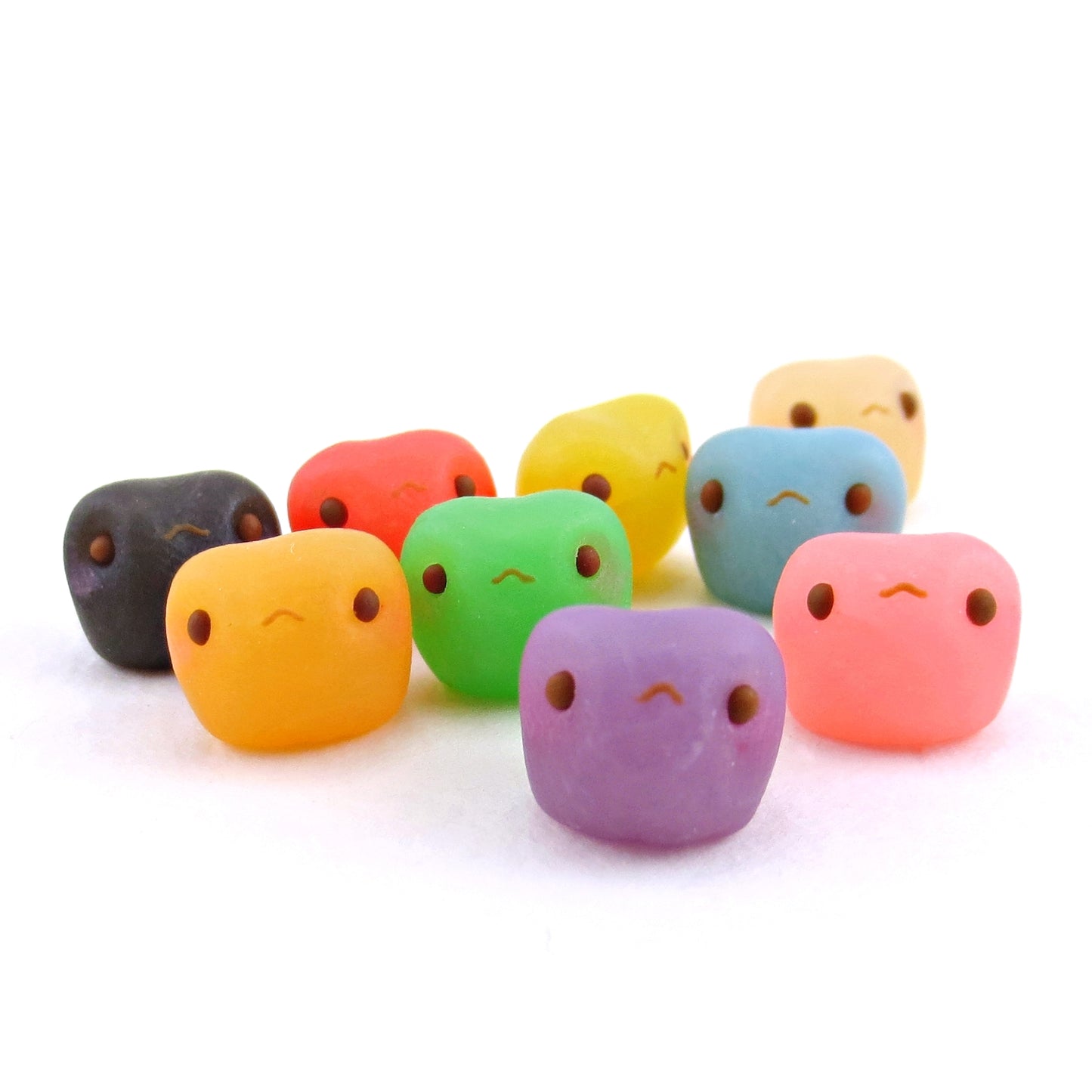 Jelly Bean Frog Set - 9 Tiny Fruity Froglets!