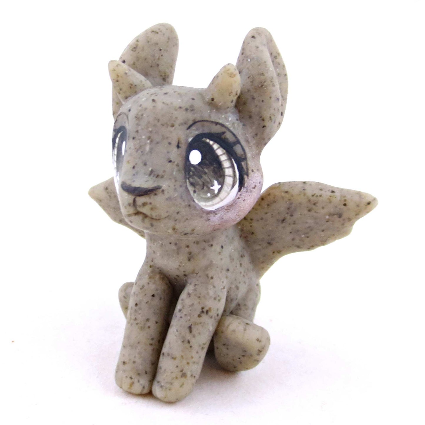 Gargoyle Bunny Figurine - Polymer Clay Spooky Season Animal Collection