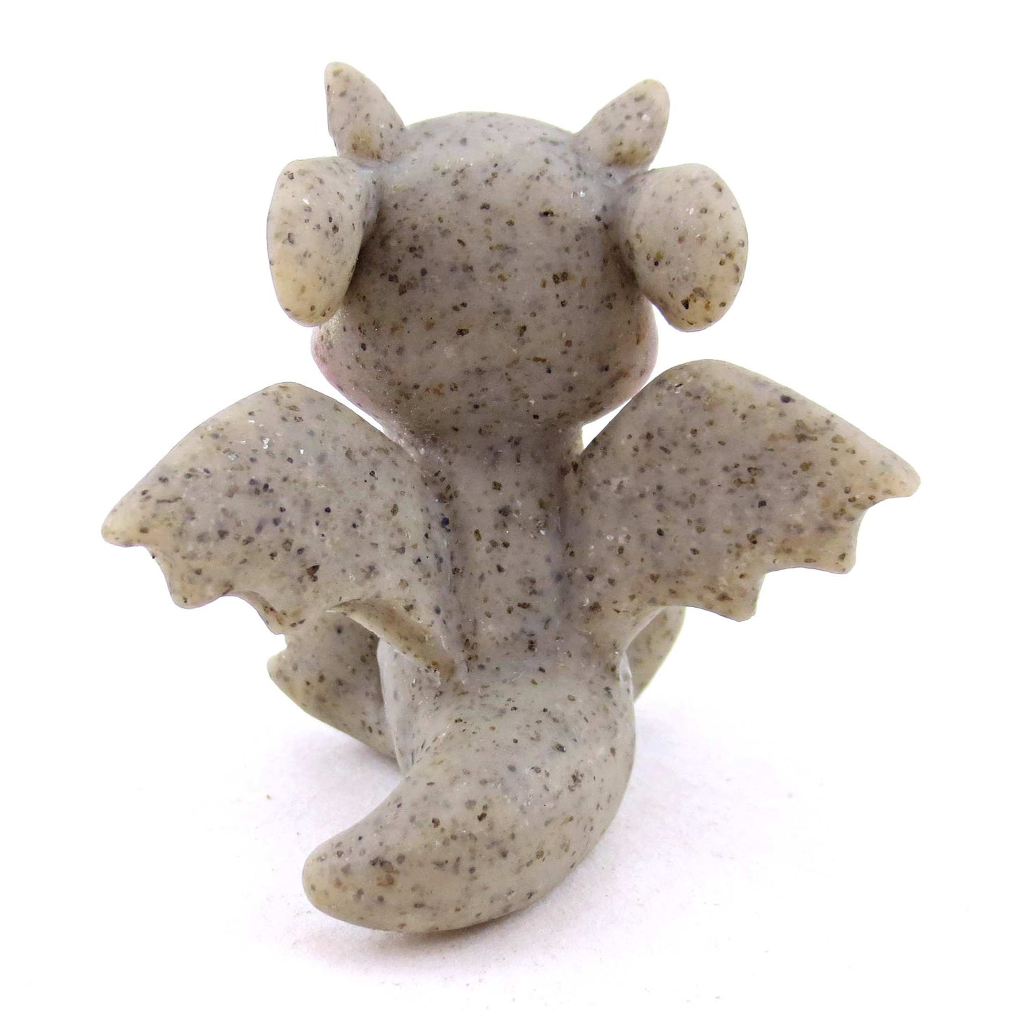 Gargoyle Baby Dragon Figurine - Polymer Clay Spooky Season Animal Collection