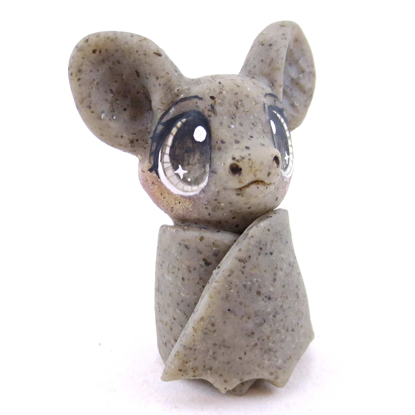 Gargoyle Bat Figurine - Polymer Clay Spooky Season Animal Collection