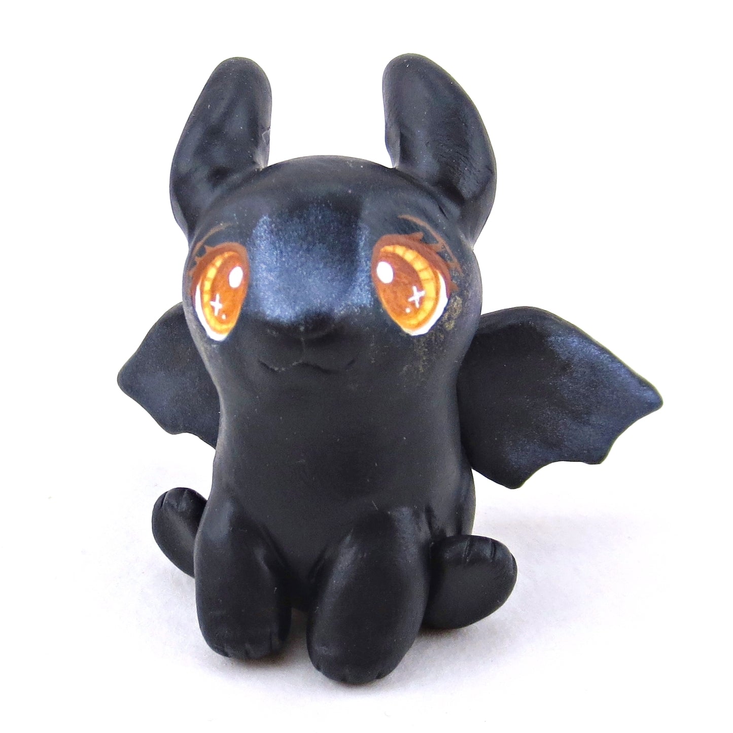 Bat Bunny Figurine - Polymer Clay Halloween Collection