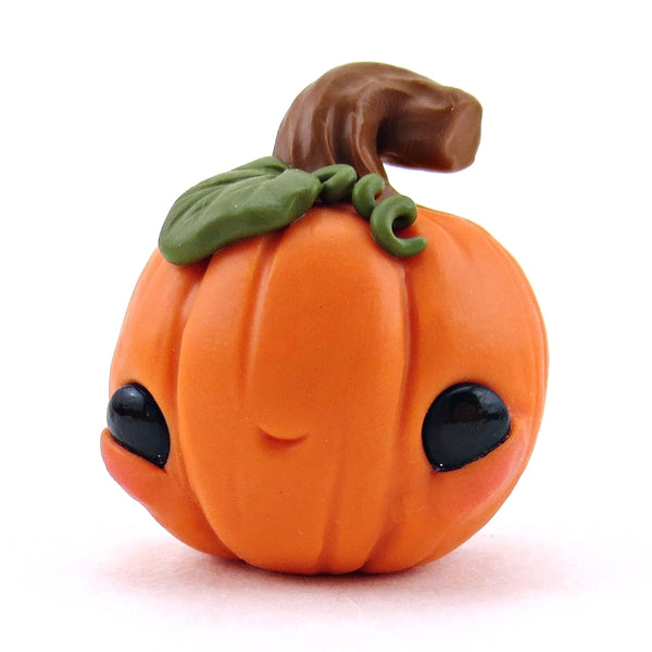 Lil Twisty Stem Pumpkin Figurine - Polymer Clay Halloween Collection