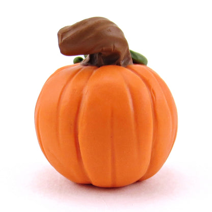 Lil Twisty Stem Pumpkin Figurine - Polymer Clay Halloween Collection