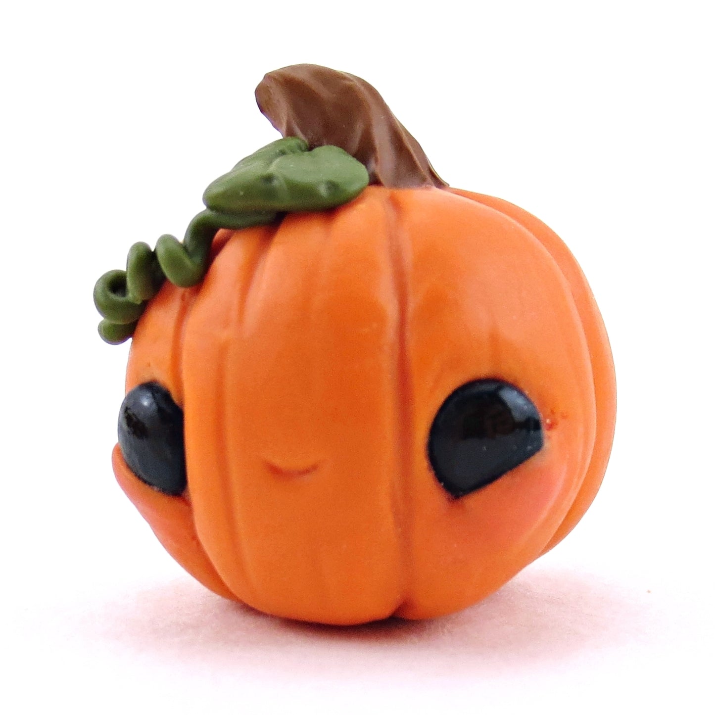 Lil Pumpkin Figurine - Polymer Clay Halloween Collection